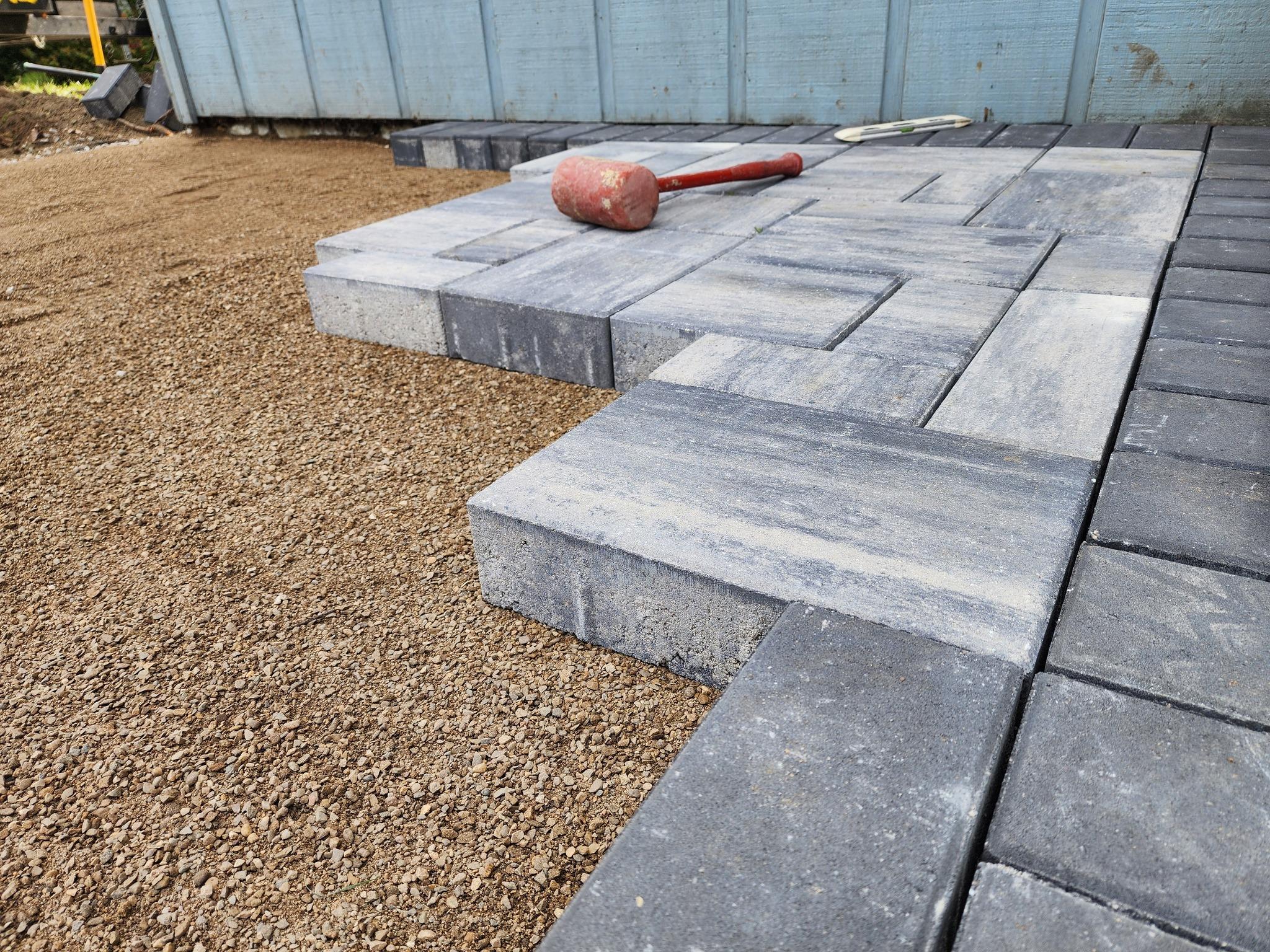 Paver installation work in {area.displayName}